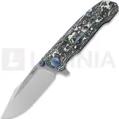 Reate 9D-V2 foldekniv, Frost Fat Carbon, Satin