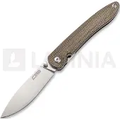 CJRB Ria foldekniv, green micarta