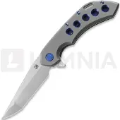Olamic cutlery Wayfarer 247 Companto foldekniv, Light Blast Titanium, Satin