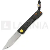 Tactile Knife Bexar - Stonewash - Titanium foldekniv, Groove + Cerakote