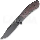Bestech Vestige - Blackwash - Red Marble CF foldekniv