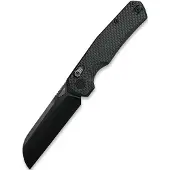 Kunwu Knives Chad - DLC - Carbon Fiber foldekniv, sort