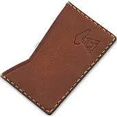 Paasipuukko Leather Card Holder, red brown