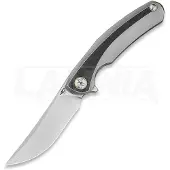 Bestech Sambac - Stonewash + Satin - Titanium + Marble CF foldekniv