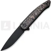 We Knife Smooth Sentinel Copper Foil CF Inlay foldekniv
