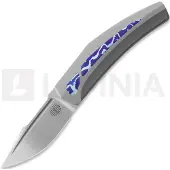 Reate Small Krypton foldekniv, Bead Blast Ti/Timascus