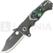 Andre de Villiers Trailboss Regrind & Wave Tab foldekniv, Voodoo Resin