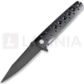 Artisan Cutlery Virginia Linerlock D2 Black foldekniv