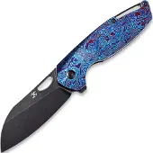 Kansept Knives Model 6 Timascus/Black Anodized Ti foldekniv