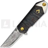 V Nives KillaBite Damascus foldekniv, wood
