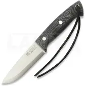 Joker Ranger Scandi kniv, Black Canvas Micarta, Firesteel