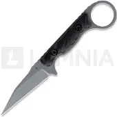 Toor Jank Shank W kniv, Black G-10, Gray Gun-Kote
