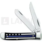 Case Cutlery Blue Line Mini Trapper Bone pocket knife