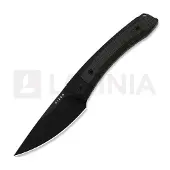 Kizer Cutlery Momo Fix 3 AEB-L kniv, Black G-10 & Micarta, Black PVD