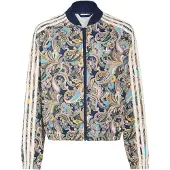 Adidas Originals Sst Loose Cropped Paisley Sweatshirt Med Lynlås