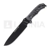 Nieto Desert Fox kniv, black micarta and black blade