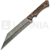 Damascus Celtic Sailor's Seax kniv