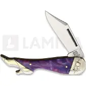 Rough Ryder Leg Knife Purple Swirl