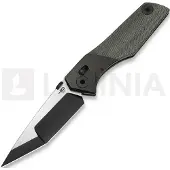 Bestech Cetus - PVD + Satin - Canvas Micarta, sort