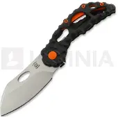 Olamic cutlery Busker M390 Largo foldekniv, Volcanic Carving & Funky Holes