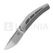 Reate Large Krypton foldekniv, Bead Blast Ti/Carbon Fiber