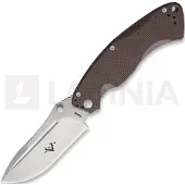 V Nives Olympian Linerlock Dark Earth G10 foldekniv