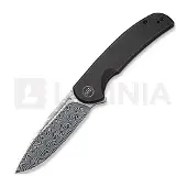 We Knife Beacon Framelock Damascus