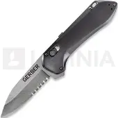 Gerber Highbrow Pivot Lock A/O Gray foldekniv, savtakket