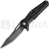 Artisan Cutlery Interceptor Linerlock D2 foldekniv, black/black
