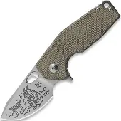 Fox knives Suru Micarta Lamnia Exclusive foldekniv, Frog