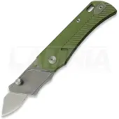Twisted Assisted PALLAS Green Anodised Aluminum foldekniv