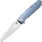 Bestech 9 - Hand Rubbed Satin - Titanium, blå