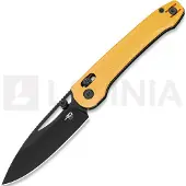 Bestech Cobber - Black PVD - G10 foldekniv, gul