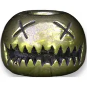 Audacious Concept Smiley Bead - Small - Brass