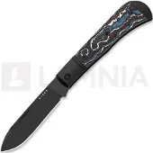 Kizer Cutlery Trestle D S90V foldekniv, Black Aluminum & Fat Carbon, DLC