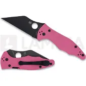 Spyderco Yojimbo 2 Pink G10 CPM S30V Black Blade SPRINT RUN foldekniv