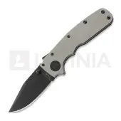 Demko Knives Shark Cub Stealth Clip Point foldekniv, Artillery Grey