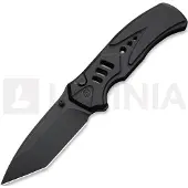 We Knife Zentron, Black Titanium, Black Stonewash