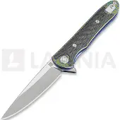 Artisan Cutlery Shark Framelock CPM S35VN foldekniv, gold/blue
