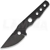 Petrified Fish Bison - Blackwash halskniv