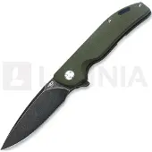 Bestech Bison G10 foldekniv, green/black