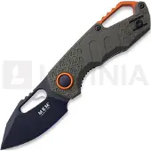 MKM Knives Isonzo Clip Point foldekniv, olivengrønn