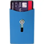 Wagner of Switzerland Super Slim Wallet Cobalt Blue