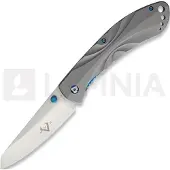 V Nives Poseidon Linerlock foldekniv, grå