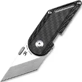 Kansept Knives Pinkerton Dash Linerlock Twill CF foldekniv
