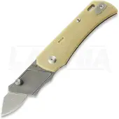 Twisted Assisted PALLAS Natural Micarta foldekniv