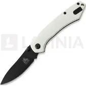 Twisted Assisted Twisted Atlas Slipjoint foldekniv, White G-10, Black PVD