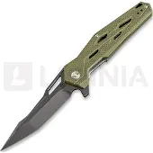 Artisan Interceptor Linerlock Green D2 foldekniv