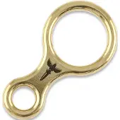 Audacious Concept Mini Figure Eight - Brass - Hand Polished