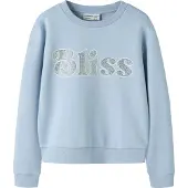 Name it Sweatshirt 'NKFKASTO' lyseblå / sølv / hvid